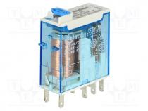 Relay  electromagnetic, DPDT, Ucoil  24VDC, 8A/250VAC, 8A/30VDC