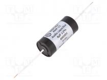 Capacitor  polypropylene, 8uF, 400VDC, 2%, Ø30x65mm, -25....85C