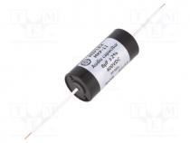 Capacitor  polypropylene, 8uF, 400VDC, 2%, Ø30x65mm, -25÷85C