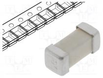 Fuse  fuse, time-lag, 5A, 125VAC, 125VDC, SMD, ceramic, brass, 2410