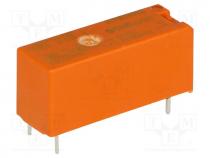 Relay  electromagnetic, SPDT, Ucoil  12VDC, 8A/250VAC, 8A/30VDC