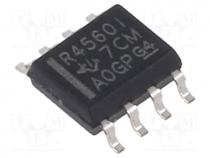 IC  operational amplifier, 15MHz, Ch  2, SO8, 2÷16VDC, IB  0.5uA