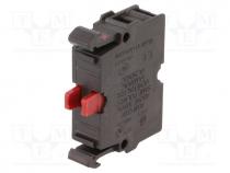 Contact block, 22mm, RMQ-Titan, -25....70C, front fixing