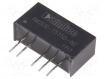 Converter  DC/DC, 2W, Uin  13.5÷16.5V, Uout  15VDC, Uout2  -15VDC