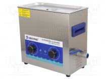 Ultrasonic washer, 300x155x150mm, 40kHz, 20....80C, 230VAC, Plug  EU