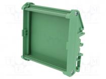 Enclosure  enclosure base, Y  72mm, X  80mm, Z  28.7mm, green