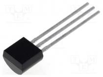 Transistor  N-MOSFET, unipolar, 250V, 1.2A, 740mW, TO92