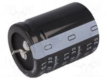 Capacitor  electrolytic, low ESR, SNAP-IN, 3300uF, 100VDC, 20%