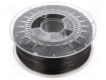 Filament  TPU, Ø  1.75mm, black, 210....230C, 1kg, Table temp  20....8