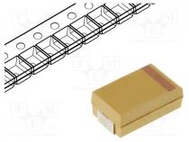 Capacitor  tantalum, 68uF, 16VDC, SMD, D, 2917, 10%, -55÷125C, T491