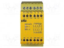 Module  safety relay, PNOZ X4, 24VDC, OUT  4, DIN, -10....55C, PNOZ X