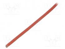 Insulating tube, fiberglass, brick red, -60÷250C, Øint  2mm