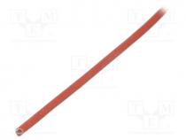 Insulating tube, fiberglass, brick red, -60....250C, Øint  2mm