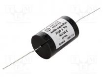 Capacitor  polypropylene, 39uF, 400VDC, 2%, Ø38.7x67mm, -25....85C