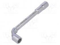 Wrench, L-type,socket spanner, HEX 10mm, Chrom-vanadium steel