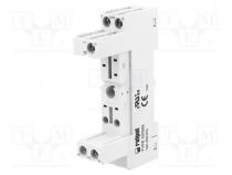 Socket, PIN  5, 12A, 300VAC, DIN,on panel, screw terminals