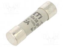 Fuse  fuse, gPV, 2A, 1000VDC, cylindrical, 10.3x38mm