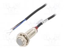 Sensor  proximity, Hall, 5....24VDC, 0....0.1m, NJK-5002C, Thread  M12