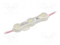 LED, white, 1.2W, 6000-6500K, 120÷130lm, IP68, 12VDC, 160, 5730