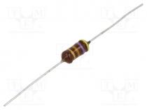 Inductor  ferrite, THT, 470uH, 280mA, 2.5, Ø5.2x12mm, 5%, 1.5MHz