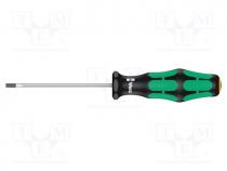 Screwdriver, slot, 3,0x0,5mm, Blade length  80mm