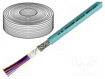 Wire  data transmission, UNITRONIC® FD CY, 18x0,14mm2, grey, Cu