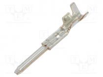 Contact, male, phosphor bronze, tinned, 0.08÷0.33mm2, 28AWG÷22AWG