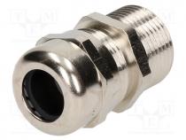 Cable gland, with long thread, PG13,5, IP68, brass, SKINTOP®