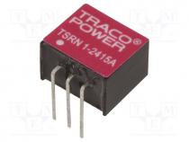 Converter  DC/DC, Uin  4.6÷42V, Uout  1.5VDC, Iout  1A, SIP3, 360kHz