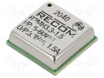Converter  DC/DC, Uin  5....60V, Uout  3.3VDC, Iout  1.5A, SMD, SMT