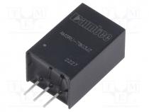 Converter  DC/DC, 1.65W, Uin  9....90V, Uout  3.3VDC, Iout  0.5A, SIP3