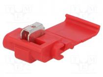 Quick splice, Scotchlok, IDC, 0.5....1.5mm2, for cable, ways  1, 3mm