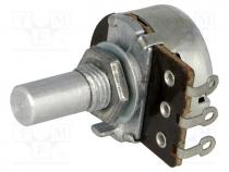 Potentiometer  shaft, single turn, 4.7k, 200mW, 20%, on panel