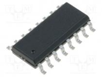 IC  digital, 4bit,static shift register, Ch  2, CMOS, SMD, SO16