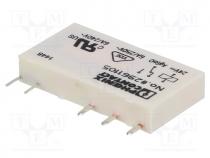 Relay  electromagnetic, SPDT, Ucoil  24VDC, 6A, 8A/250VAC, 2A/24VDC