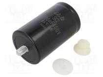 Capacitor  electrolytic, 3300uF, 400VDC, 20%, M5, 2000h, -25....85C