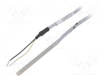 Sensor  temperature, thermocouple J, Insulation  fiberglass, cl.1