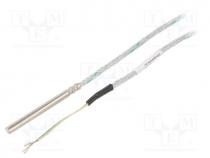 Sensor  temperature, thermocouple K, Insulation  fiberglass, cl.1