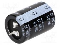 Capacitor  electrolytic, SNAP-IN, 270uF, 400VDC, Ø25x40mm, 20%