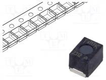 Inductor  ferrite, SMD, 1812, 4.7uH, 800mA, 0.22, Q  10, 40MHz, 10%