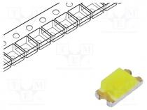 LED, SMD, 1206, white, 145....450mcd, 5000K, 140, 20mA, 2.6....3.1V