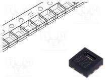 Sensor  temperature and humidity, 0....100%RH, -40....125C, DFN6, SHT