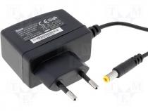 Mains adaptor, switch mode pwr supply 12V 0,5A