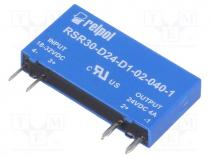 Relay  solid state, Ucntrl  18....32VDC, Icntrl max  7.7mA, 2A