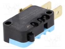 Microswitch SNAP ACTION, 16A/250VAC, without lever, SPDT, Pos  2