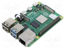 Single-board computer, Raspberry Pi 4, Cortex A72, 8GBRAM, 5VDC