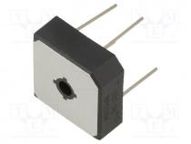 Bridge rectifier  single-phase, Urmax  800V, If  50A, Ifsm  500A