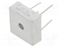 Bridge rectifier  single-phase, Urmax  800V, If  35A, Ifsm  400A
