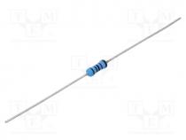 Resistor  metal film, THT, 5.6, 0.6W, 1%, Ø2.5x6.5mm, -55....155C