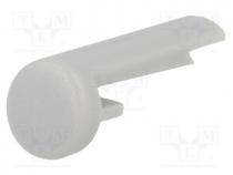 Pointer, plastic, grey, push-in, pin